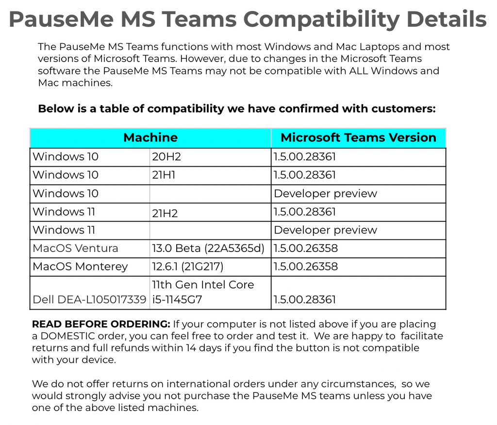 PauseMe for Microsoft Teams