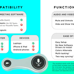 Corporate Branded (35 unit minimum) - PauseMe Zoom - Button